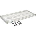 Global Equipment Nexel    S1836Z Poly-Z-Brite    Wire Shelf 36"W x 18"D 188550Z